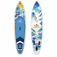 Planche de paddle gonflable tout-en-un Tavilex 11 x 33 x 6 ultra-large 2-en-1 avec siège et système à 3 ailerons en PVC
