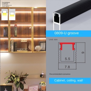 โปรไฟล์อลูมิเนียมรูปตัว T สำหรับไฟ LED รุ่น T6 แสงวอร์มไวท์ 3500K ผิวเคลือบอะโนไดซ์ อายุการใช้งาน 50000 ชั่วโมง ใช้ไฟ AC 220V CRI 90 ปรับความสว่างได้ - Product Image 4