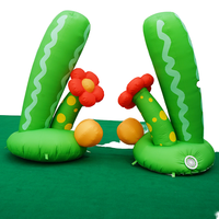 Décoration gonflable de cactus de PVC de cactus mignon en peluche gonflable longue