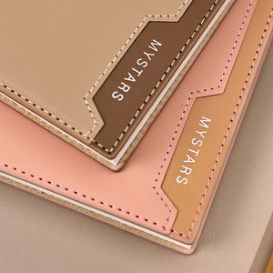 Carnet <span class=keywords><strong>en</strong></span> cuir A5 pour entreprise, design avec étiquette latérale et marquage à chaud personnalisé - Idéal pour la promotion de la marque et l'utilisation au bureau - Product Image 4