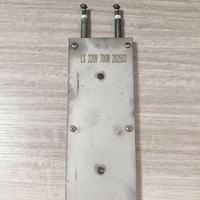 Elemento Calefactor Eléctrico Industrial Longxing, Calentador de Aluminio Fundido, 220V 700W, Placa Calefactora Fundida a Presión, 45x10x5cm, 1 Año de Garantía
