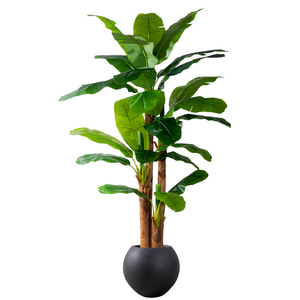 Plantes artificielles en plastique de Faux palmier <span class=keywords><strong>bananier</strong></span> de Style tropical pour la <span class=keywords><strong>d</strong></span>écoration extérieure de pendaison de crémaillère - Product Image 6