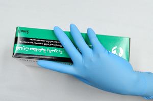 Guantes desechables de nitrilo impermeables fabricante de China guantes de trabajo de examen sin látex sin polvo - Product Image 2