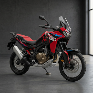 Motocyclette CRF1100L Africa Twin Adventure Sports rouge, noire et bleue, toute neuve - Product Image 2