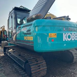 รถขุดโคเบลโก้ SK200 มือสอง 20 ตัน สภาพ 95% ใหม่ ของแท้จากญี่ปุ่น มาตรฐาน EPA CE สำหรับงานเกษตร พร้อมเครื่องยนต์ เกียร์ ปั๊ม PLC สำหรับขุด - Product Image 4