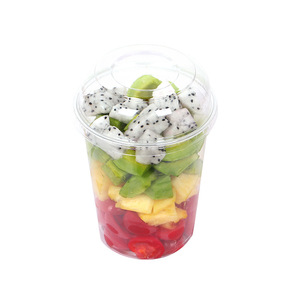 ชามพลาสติกใส PET แบบใช้แล้วทิ้ง ขนาด 8, 12, 16, 24 ออนซ์ สำหรับใส่ผลไม้ ไอศกรีม ของหวาน สลัด พร้อมฝาปิด รับทำโลโก้ตามสั่ง - Product Image 6