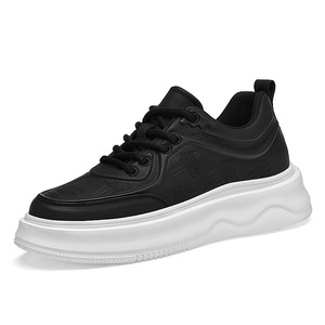 <span class=keywords><strong>Scarpe</strong></span> <span class=keywords><strong>Sportive</strong></span> in Vera Pelle a Righe Traspiranti Leggere <span class=keywords><strong>con</strong></span> Lacci e <span class=keywords><strong>Tacco</strong></span> Basso per Tutte le Stagioni <span class=keywords><strong>con</strong></span> Rialzo <span class=keywords><strong>Interno</strong></span> Invisibile - Product Image 5