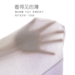 Combinaison à manches courtes pour bébé, combinaison en tricot fin d'été, unisexe, pyjama climatisé pour nouveau-né - Product Image 2