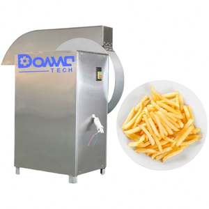 Machine à découper les frites et les bâtonnets de pommes de terre automatique professionnelle pour la restauration rapide avec roues universelles - Product Image 6