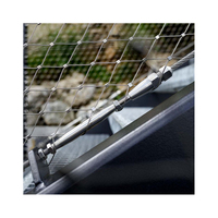 Ferrule Typ Ss Drahtseil netz Flexible Tier käfige Ferruled Inox Cable Mesh für Affen gehäuse