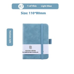 A7 Dây đeo máy tính xách tay A5 da cảm thấy da bìa cứng sinh viên cuốn sách nhật ký tùy chỉnh A6 sinh viên Nhật ký bán buôn - Product Image 6