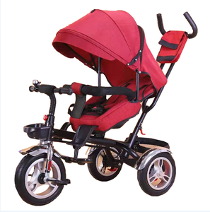 Cochecito de bebé barato, triciclo <span class=keywords><strong>infantil</strong></span>, asiento giratorio de 2022 grados, puede acostarse o sentarse, 360 - Product Image 3