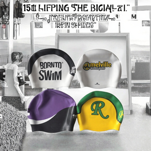 Gorro de Natación Personalizado, Duradero, Ecológico e Impermeable para Adultos, Hombres, Silicona Larga, Color Personalizado del Club - Product Image 3