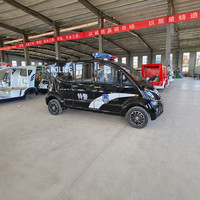 Véhicule de patrouille électrique certifié CE avec benne de chargement étendue 1,6 m 72 V 100 Ah pour chantier de construction