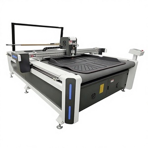 REMEYA Semi-Automatic Oscillating Blade Cutting <b>Machine</b> 1600x2500mm Working Area High-Precision 0.1mm PU Leather <b>Car</b> Interior - Product Image 1