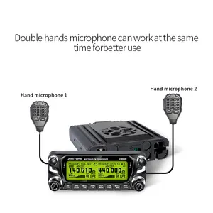 New ZASTONE D9000 50 Wát Xe Walkie Talkie Autoradio Băng Tần Kép Đài Phát Thanh Xe Với Màn Hình Di Động Hai Cách Phát Thanh Chia Bảng Điều Khiển