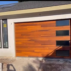 <span class=keywords><strong>Porte</strong></span> de <span class=keywords><strong>garage</strong></span> sectionnelle électrique <span class=keywords><strong>avec</strong></span> finition imitation <span class=keywords><strong>bois</strong></span>, <span class=keywords><strong>motorisée</strong></span>, <span class=keywords><strong>porte</strong></span> de <span class=keywords><strong>garage</strong></span> résidentielle sur mesure pour maison, villa - Product Image 3