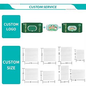 Fabricantes Logotipo Personalizado 100 Contagem Descartável Bolso Macio Banho Molhado <span class=keywords><strong>Pet</strong></span> Cat Limpeza Grooming <span class=keywords><strong>Wipes</strong></span> para Animais De Estimação - Product Image 4
