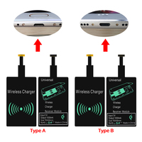 Récepteur universel sans fil bluetooth pour téléphone portable, Module de réception de bobine inductif pour Micro USB Android