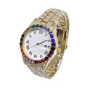 2023 Douane Logo Mode Vrouwen Klok Legering Band Dame Sieraden Armband Horloge Gouden Vrouwen Cadeau Polshorloges Dames Quartz Horloges