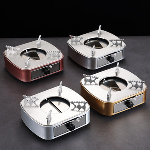 Stainless Steel Alcohol Stove Portable Outdoor Camping Dry Pot Burner Small Hot Pot Base Adjustable Flame - Product Image 4