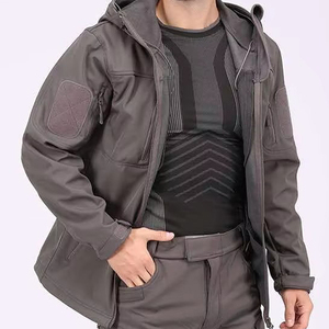 Chaqueta Deportiva OEM/ODM con Cierre, Estampado a Cuadros, Resistente al Viento, Cuello Alto, para Gimnasio, Senderismo, Montaña, Motociclismo - Product Image 3