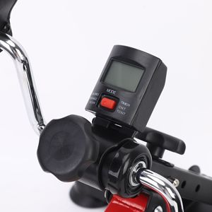 Under <b>Desk</b> <b>Bike</b> Pedal Exerciser with Electronic Display for Legs and Arms Workout - Product Image 3