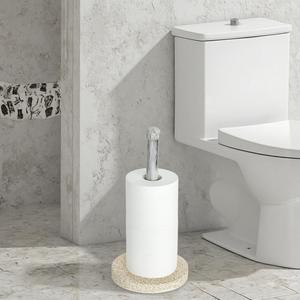 Porte-serviettes en résine <span class=keywords><strong>beige</strong></span> terrazzo moderne multifonctionnel, porte-papier <span class=keywords><strong>toilette</strong></span>, porte-mouchoirs <span class=keywords><strong>de</strong></span> cuisine - Product Image 2