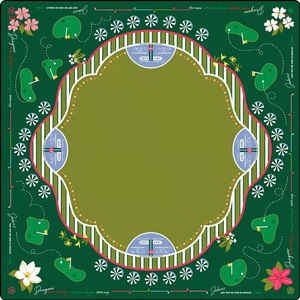 Tapis de Mahjong de luxe bleu et vert, antidérapant, portable, housse de <span class=keywords><strong>table</strong></span>, tapis de Mahjong américain <span class=keywords><strong>en</strong></span> néoprène pour le jeu - Product Image 6
