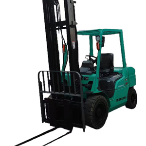 Grue de chariot élévateur à combustion interne diesel Mitsubishi 3 tonnes bleu saphir 4.5 mètres de haut cadre de trois portes rentable utilisé - Product Image 1