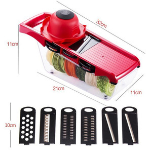 Hot Selling <b>Multifunction</b> <b>Vegetable</b> <b>Cutter</b> Manual Kitchen with Steel Blade Slicer - Product Image 1
