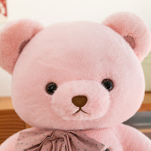 Oso de Peluche Gigante con Lazo - Peluche Extra Grande para Abrazar en Pareja, Regalo de Cumpleaños para Ella, Alivio del Estrés - Product Image 3