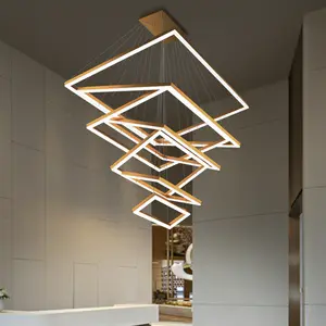 Современная светодиодная кухонная люстра прямоугольная хрустальная люстра Современная дизайнерская кожаная лампа для столовой