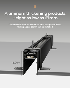 Alimentations électriques pour éclairage linéaire LED en aluminium, séries 16/20/35, connecteurs de rail encastrés, boîtes de rangement de câbles, 6W-30W, pour projecteurs/grilles/bandes - Product Image 2