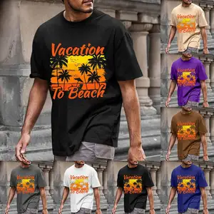 Cotton Feel Quick Dry Mesh 3d Digital Printer Souvenir Island Promotion Gift T Shirt