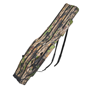 Bolsa de caña de pescar de doble hombro personalizada de 1,2 m y 1,5 m, mochila de Pesca de Mar plegable de tres capas con barriga grande, función impermeable - Product Image 5