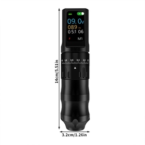 Color Screen Wireless Tattoo Pen Type C Rechargeable <b>Rotary</b> <b>Machine</b> Stainless Steel PMU Kit - Product Image 5