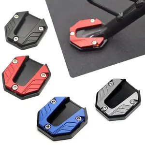 Motorcycle Modification Aluminum Alloy Protective Pad Side Support motorcycle bike kickstand