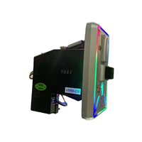 Machine de jeu d'arcade Ruike HS-631 à monnayeur avec panneau à diodes lumineuses, monnayeur et 3 fonctions d'identification de devises pour l'amusement