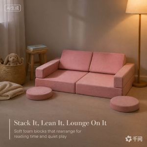 OEM Modular Kids <b>Play</b> Couch Modern Vacuum <b>Sofa</b> Chair Soft Building Blocks <b>Sofa</b> Foam Couch Sectional <b>Sofa</b> Set - Product Image 5