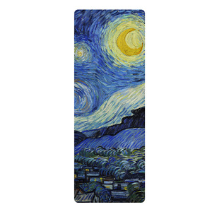Tapis de yoga Bowl Yoga Mat, 5 mm d'épaisseur, imprimé peinture à l'huile, antidérapant, pour la remise en forme à domicile, exercices pour femmes - Product Image 3