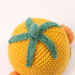 Bí ngô trẻ em hoạt hình Mũ Beanie 3-36 tháng bé bảo vệ tai ấm dệt kim mũ - Product Image 5