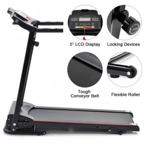 Tapis roulant pliable pour la maison, fabricant chinois de tapis roulants depuis 13 ans, console LED, 12 km/h, inclinaison manuelle à 3 niveaux, <span class=keywords><strong>support</strong></span> pour iPad pliable - Product Image 5