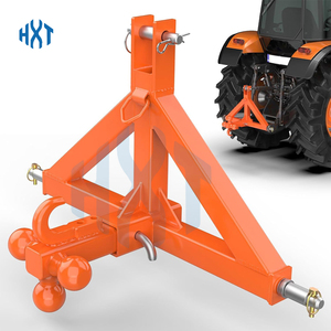 Neuer 3-Punkt 2-Zoll Anhängerkupplungsaufnahme Abschleppkugel-Kit mit Haken Hochbelastbarer Stahl Traktor-Zugstange 10000 lbs Tragfähigkeit - Product Image 2