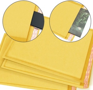 Nhà Máy Giá Bán Buôn 10.5X14.5 Inch Vàng Tự Niêm Phong Kraft Bong Bóng Gửi Thư Độn Phong Bì Vận Chuyển Túi Để Đóng Gói - Product Image 3