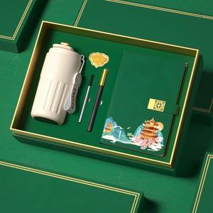 Customized Promotional <b>Gift</b> <b>Set</b> Portable Coffee Vacuum Cup Umbrella and Business Notebook High-end Corporate Business <b>Gift</b> <b>Set</b> - Product Image 5