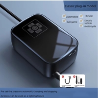Pompe électrique portable sans fil pour gonfler les pneus de voiture (charge 1800*2mAh) équipée de la fonction Power Bank