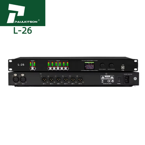 Paulkitson L26 <span class=keywords><strong>DSP</strong></span> 2.6 Digitaler Audio-Prozessor Stereo-Kopplung Aktive-XLR App-Steuerung Metallkonstruktion Professioneller Klang - Product Image 1