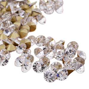 Vente en gros d'usine de strass en vrac SS3-SS45 cristaux de verre <span class=keywords><strong>Chaton</strong></span> pour Nail <span class=keywords><strong>Art</strong></span> et vêtements - Product Image 1