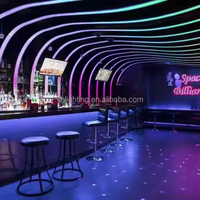 Bandes lumineuses LED néon colorées 5 mètres DIY avec détecteurs de mouvement pour la décoration de Noël, d'anniversaire, de mariage et de fête